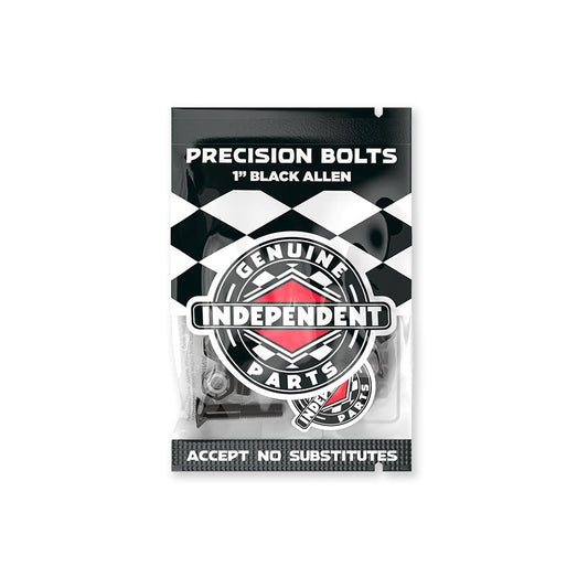 Independent Truck Co. Genuine Parts 1" Allen Black Skateboard Mounting Hardware - Bow Shock Marketplace