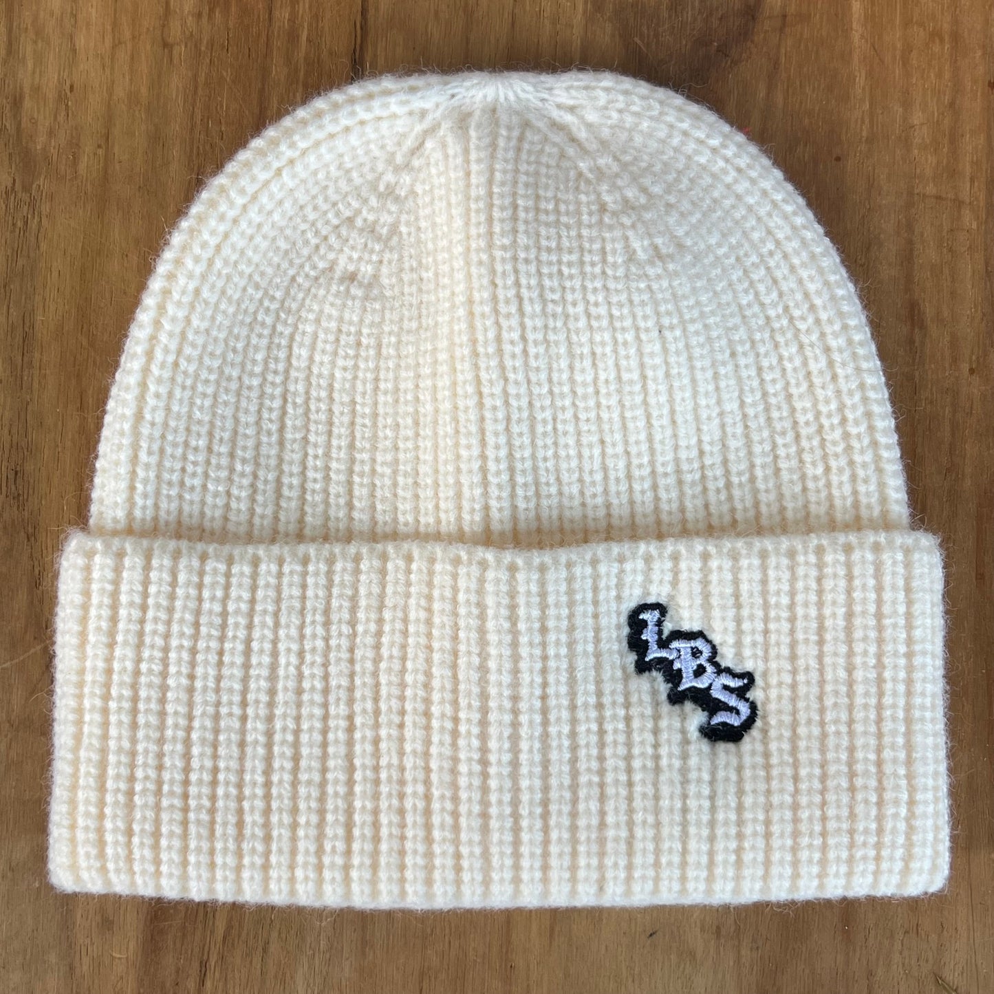 Long Beach Skate LBS Long Side Ribbed Knit Beanie