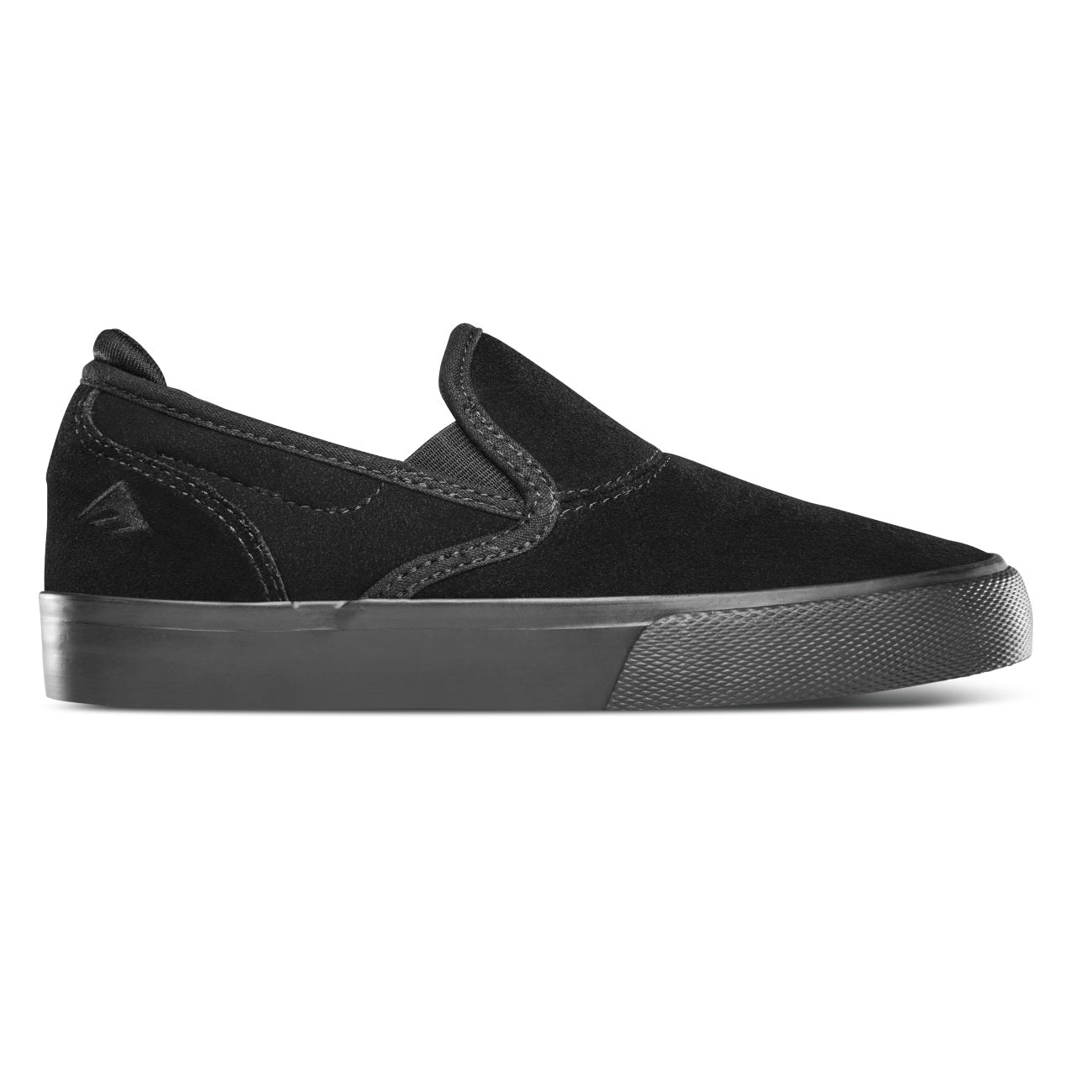 Emerica Shoes Wino G6 Slip-On Youth - Black/Black - Bow Shock Marketplace