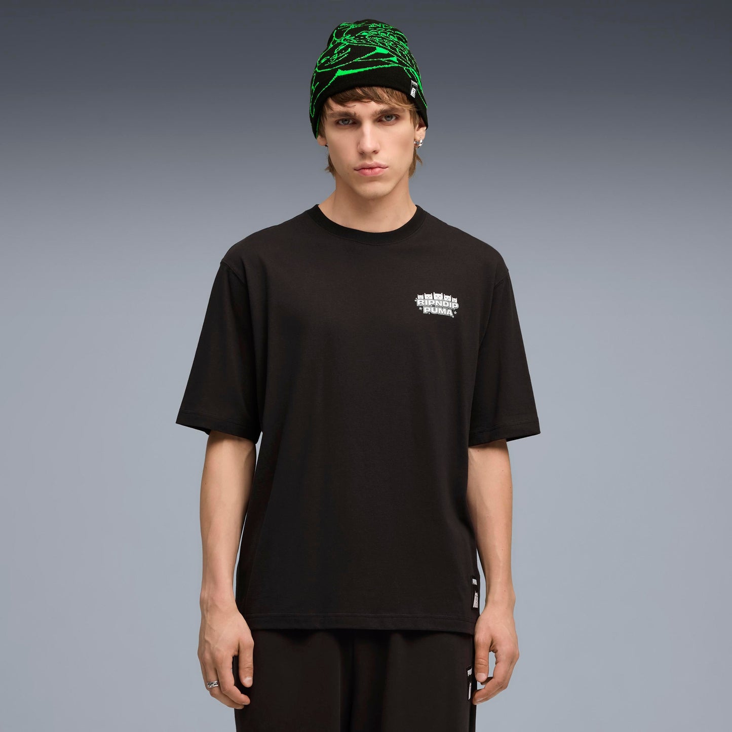 PUMA X RIPNDIP Boxy Graphic Tee (Puma Black)