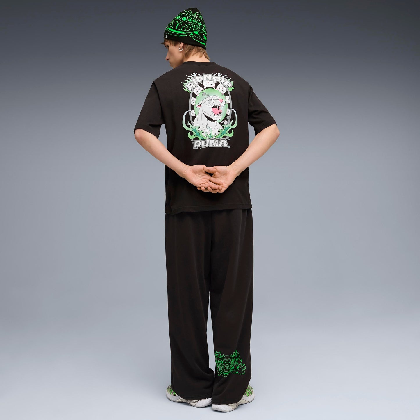 PUMA X RIPNDIP Boxy Graphic Tee (Puma Black)