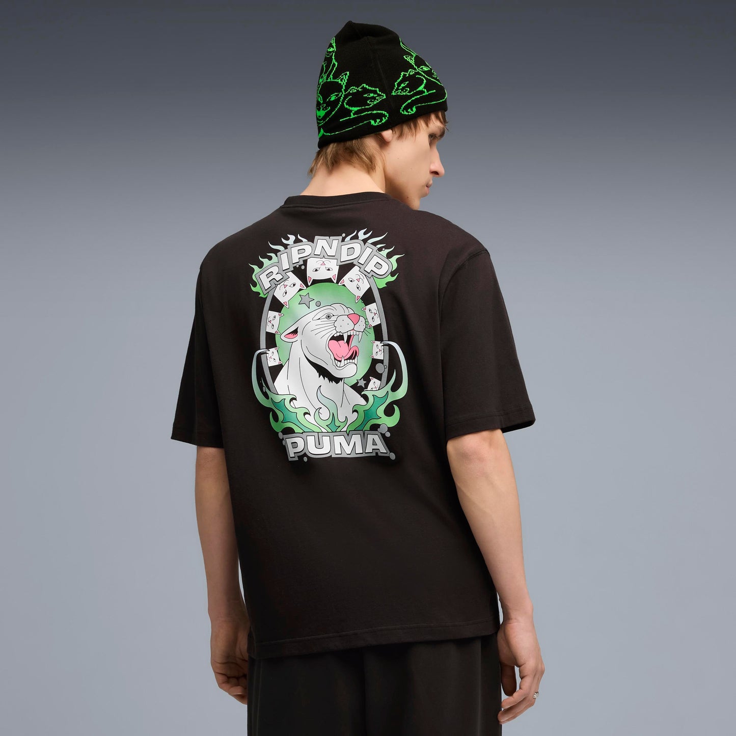 PUMA X RIPNDIP Boxy Graphic Tee (Puma Black)