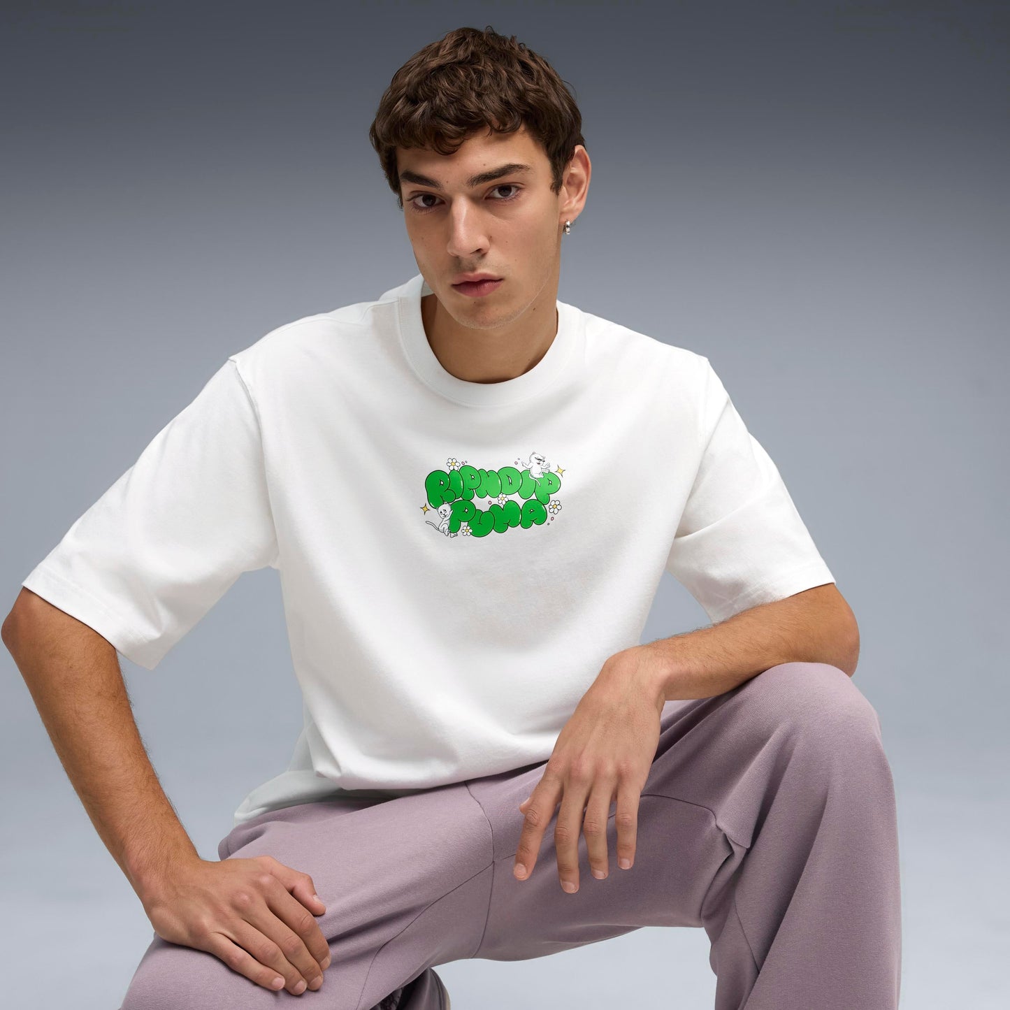 PUMA X RIPNDIP Boxy Graphic Tee (Puma White)