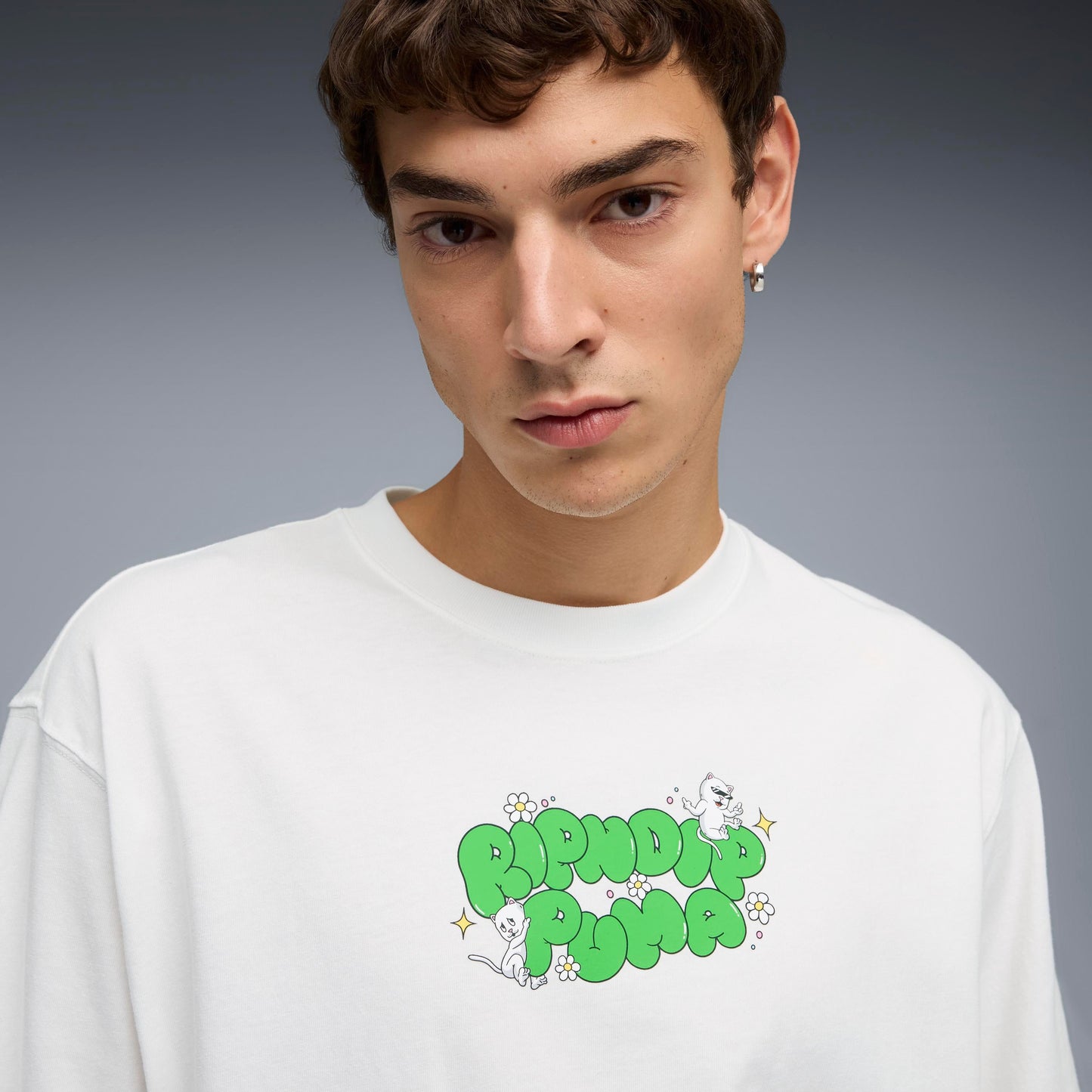 PUMA X RIPNDIP Boxy Graphic Tee (Puma White)