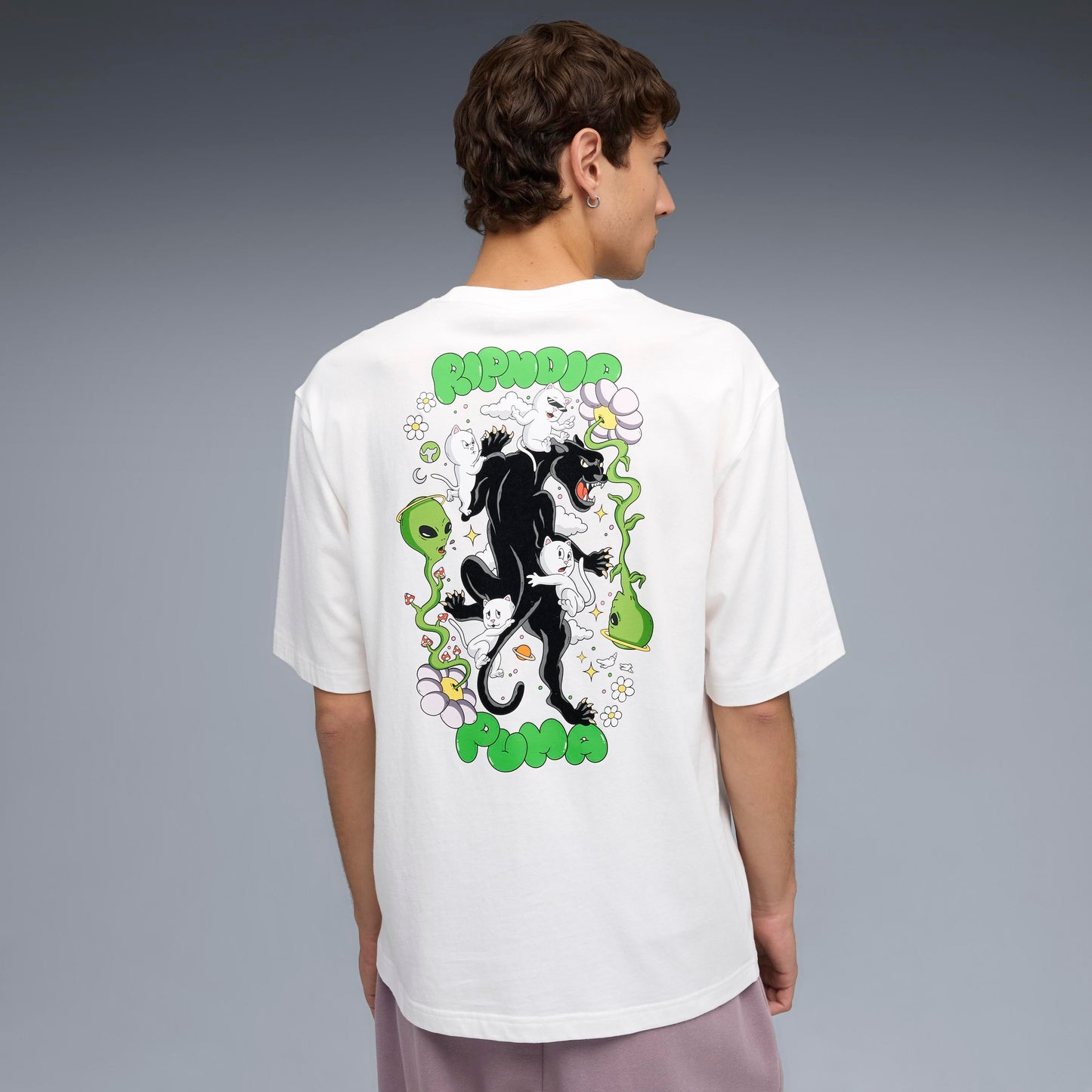 PUMA X RIPNDIP Boxy Graphic Tee (Puma White)
