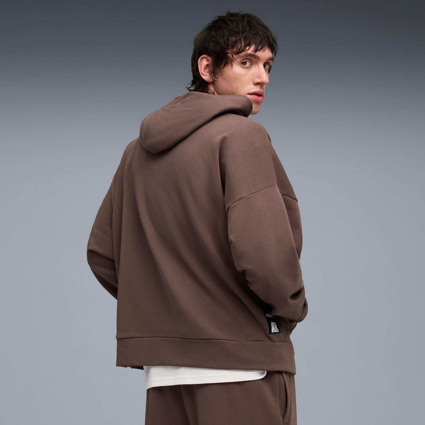 PUMA X RIPNDIP Boxy Graphic Hoodie (Flat Bronze)