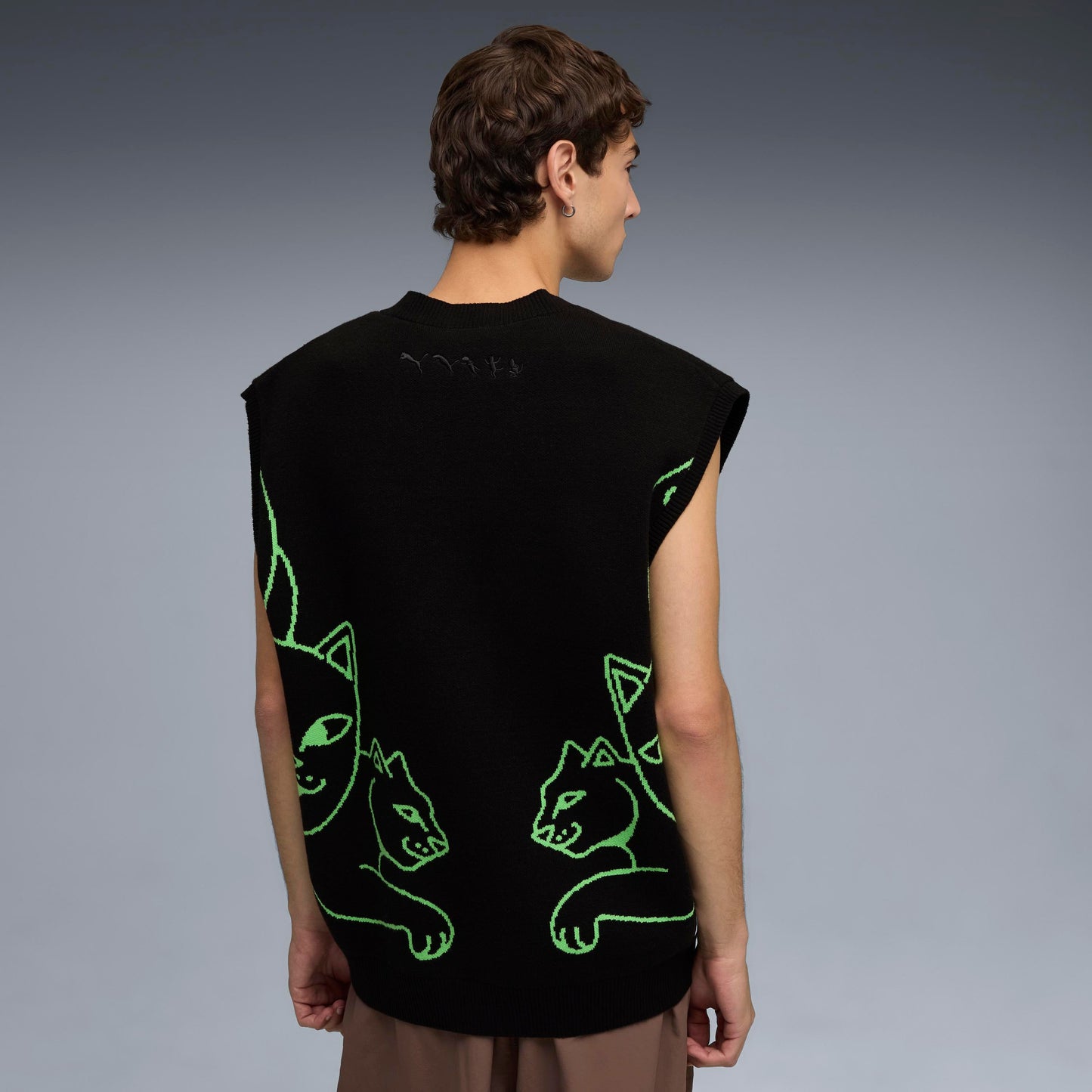 PUMA X RIPNDIP Knitted Vest (Puma Black)