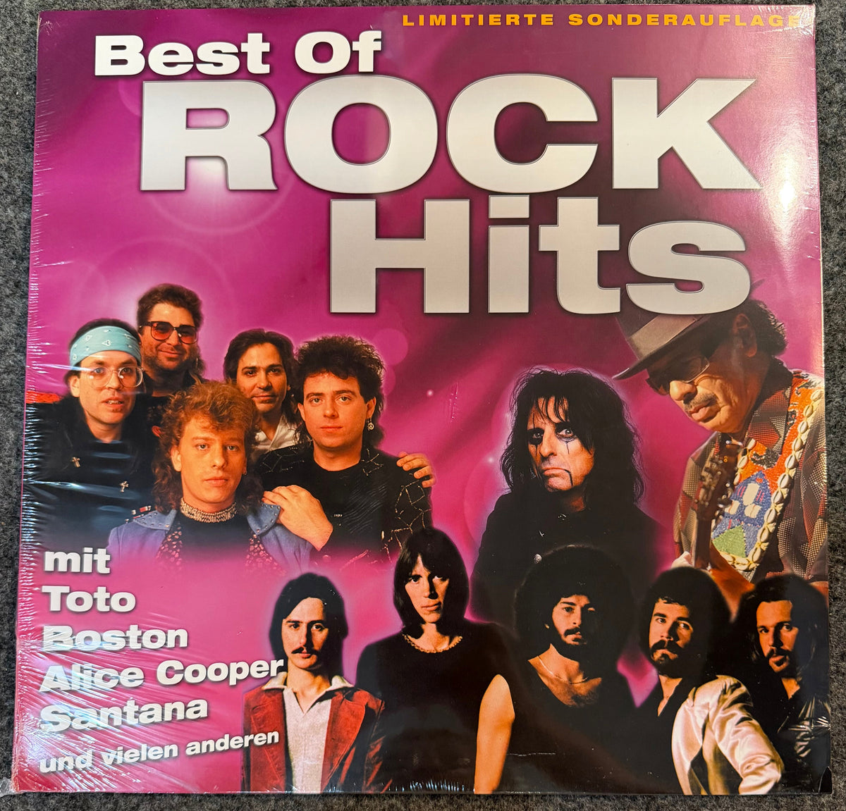 Toto, Boston, Alice Cooper, Santana, Journey, Kansas - BEST OF ROCK HITS Vinyl LP Record