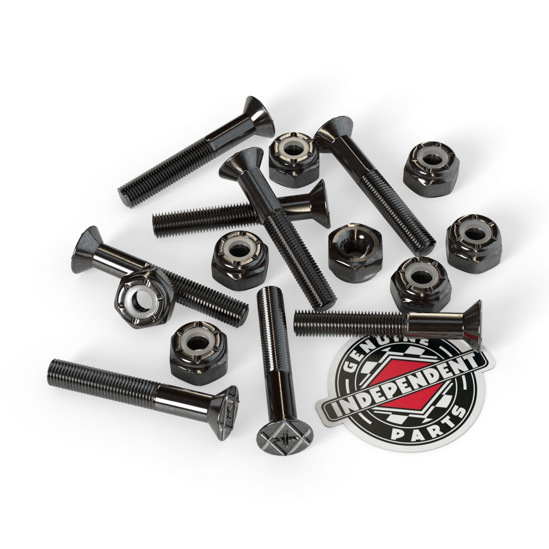 Independent Truck Co. Genuine Parts 1.5" Black Skateboard Mounting Hardware - Bow Shock Marketplace