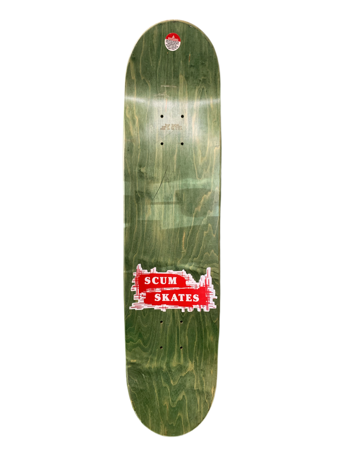 Scum Chris Swanson Demon Child Black/Natural 8" Classic Skateboard Deck