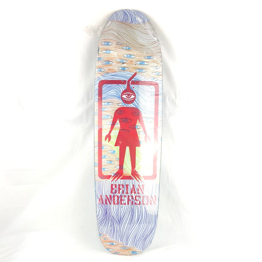 Girl Brian Anderson Girl/Toy Machine Logo Multi Color 9" Skateboard Deck 2011