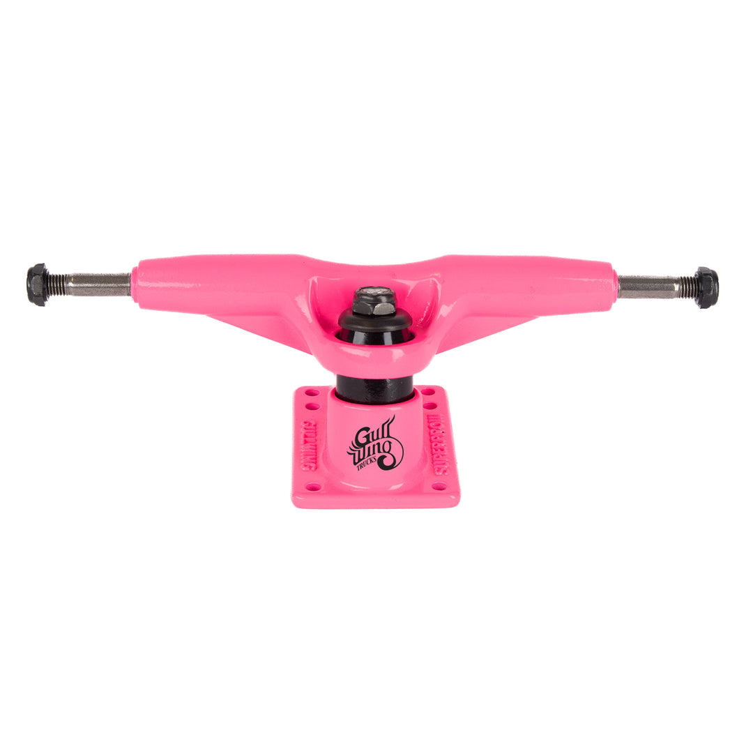 Gullwing Pro III Neon Pink 9" Skateboard Trucks (Set of 2)