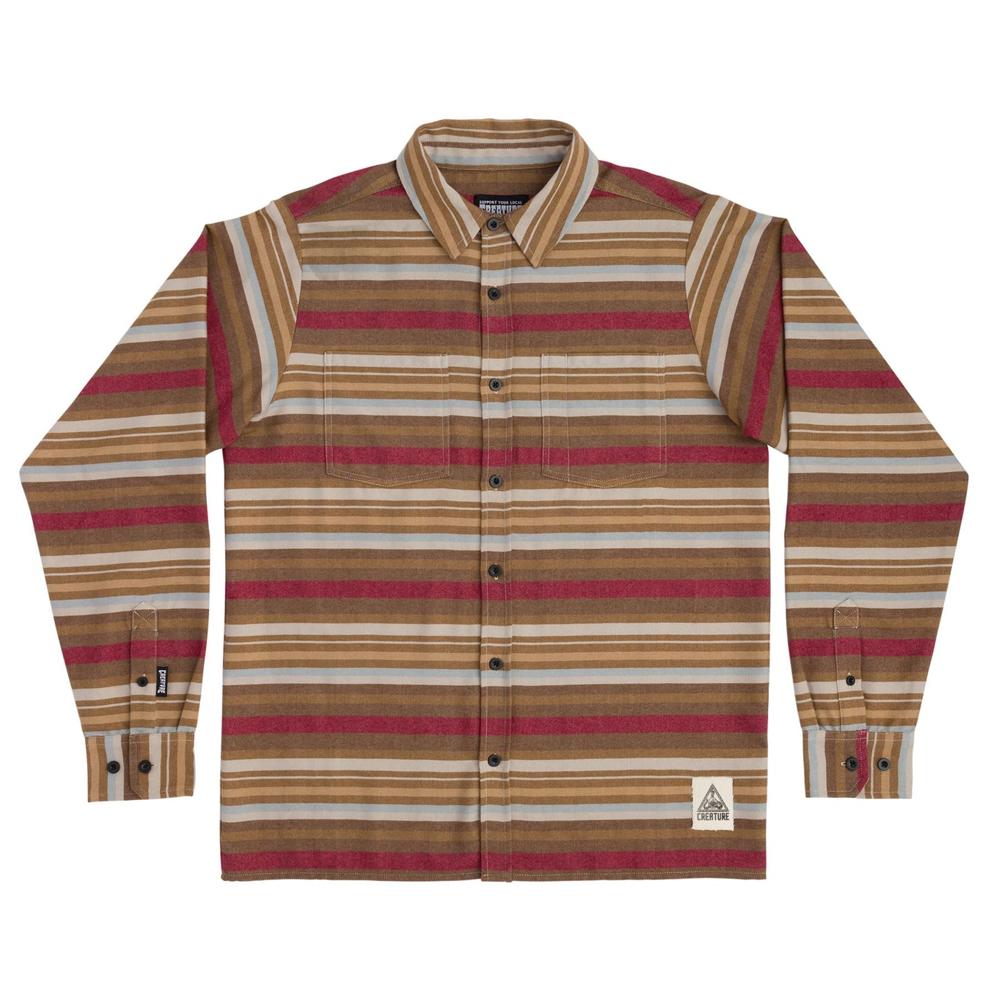 Creature Take Warning L/S Flannel - Bow Shock Marketplace