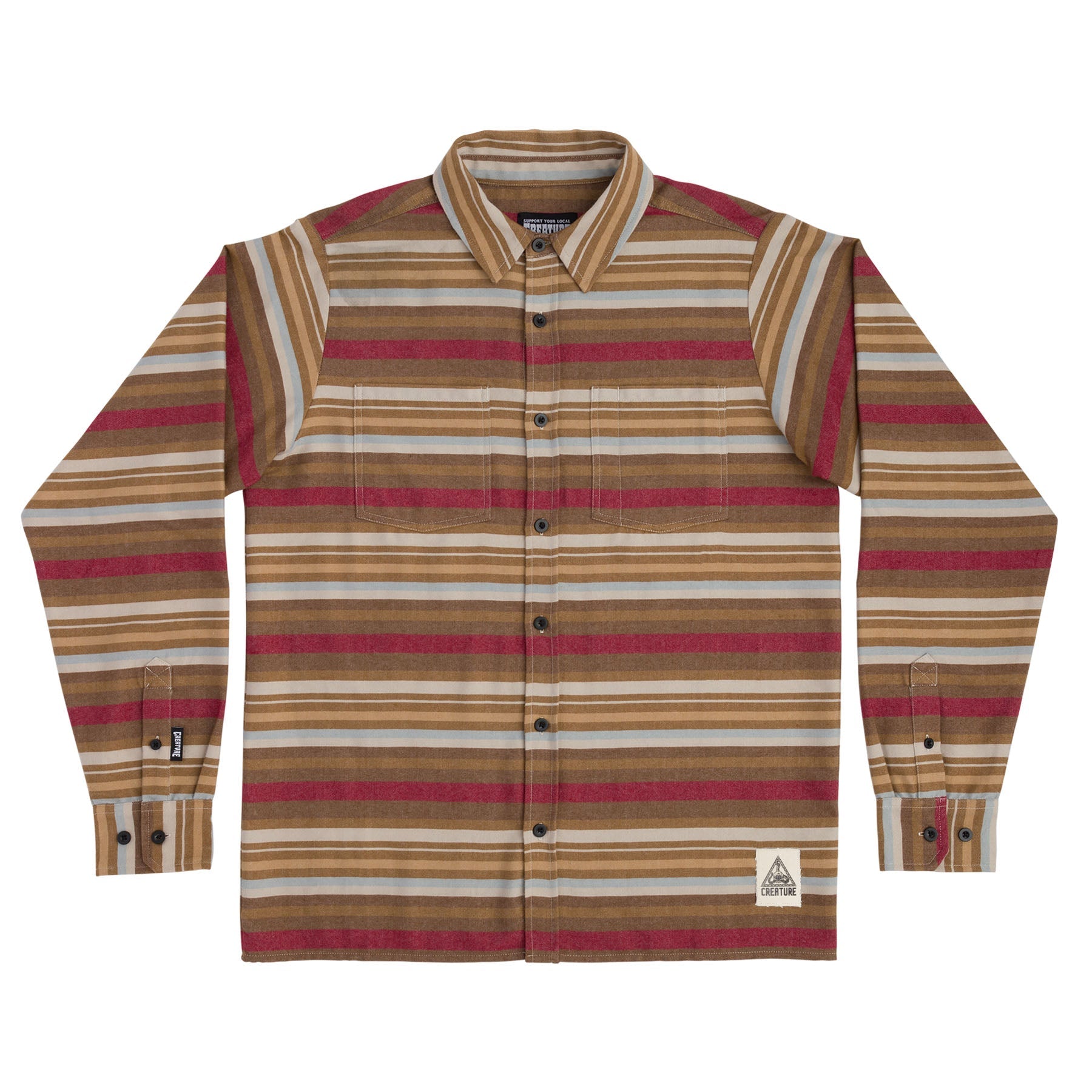 Creature Take Warning L/S Flannel - Bow Shock Marketplace