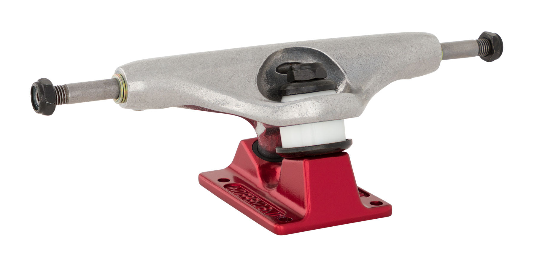 Independent Forged Hollow BTG Summit Silver Ano Red Skateboard Trucks - Bow Shock Marketplace