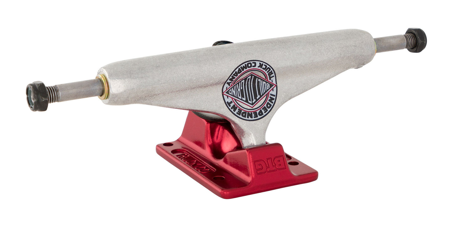 Independent Forged Hollow BTG Summit Silver Ano Red Skateboard Trucks - Bow Shock Marketplace