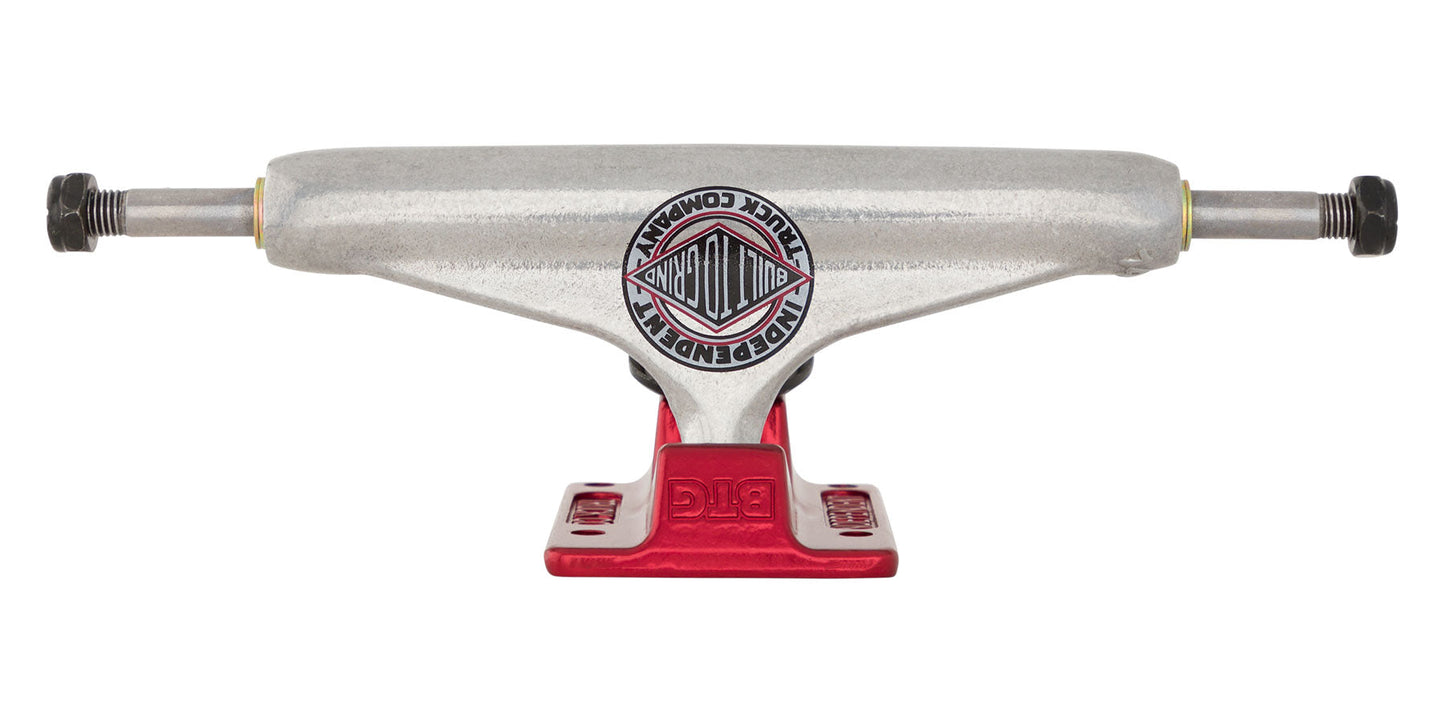 Independent Forged Hollow BTG Summit Silver Ano Red Skateboard Trucks - Bow Shock Marketplace