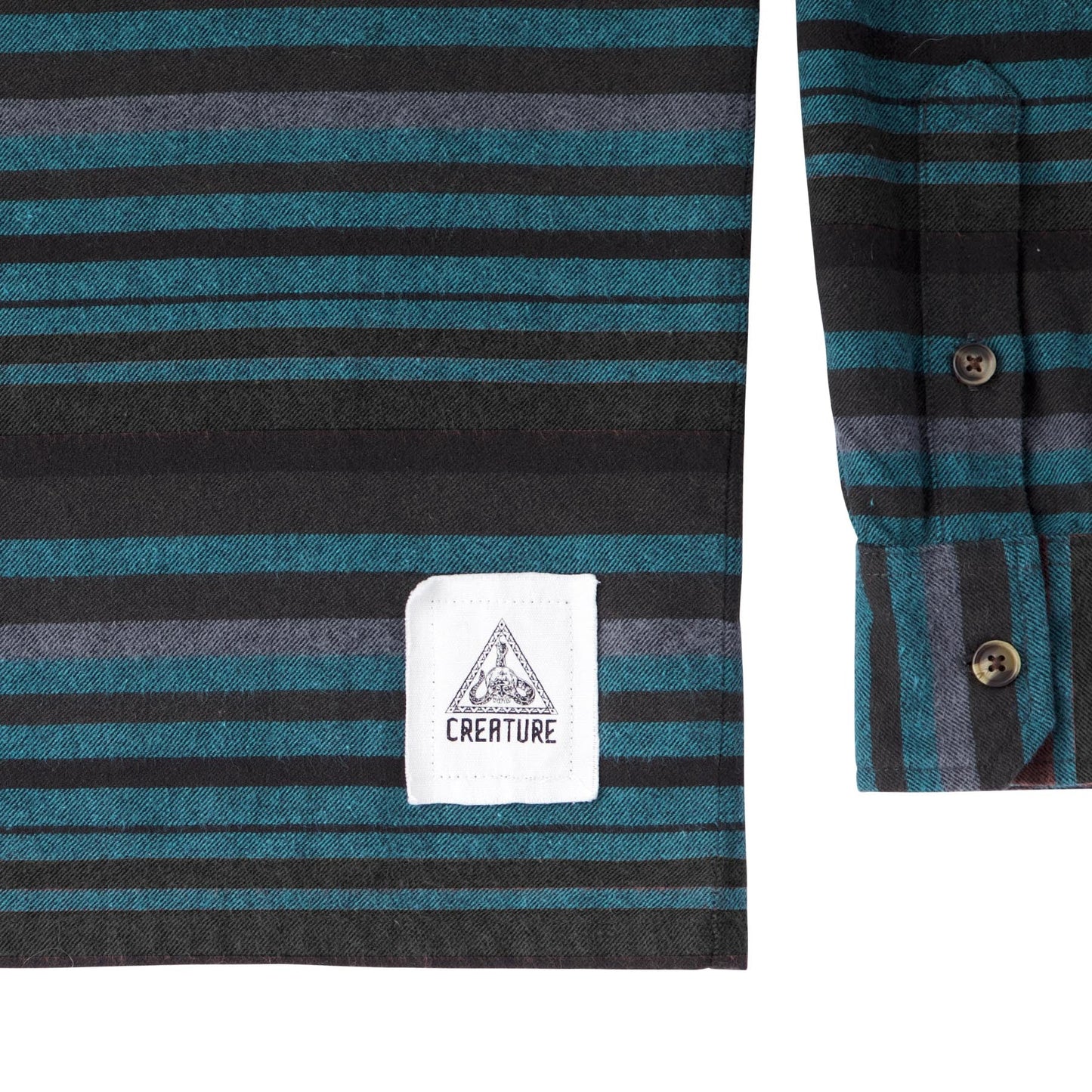 Creature Take Warning L/S Flannel - Bow Shock Marketplace
