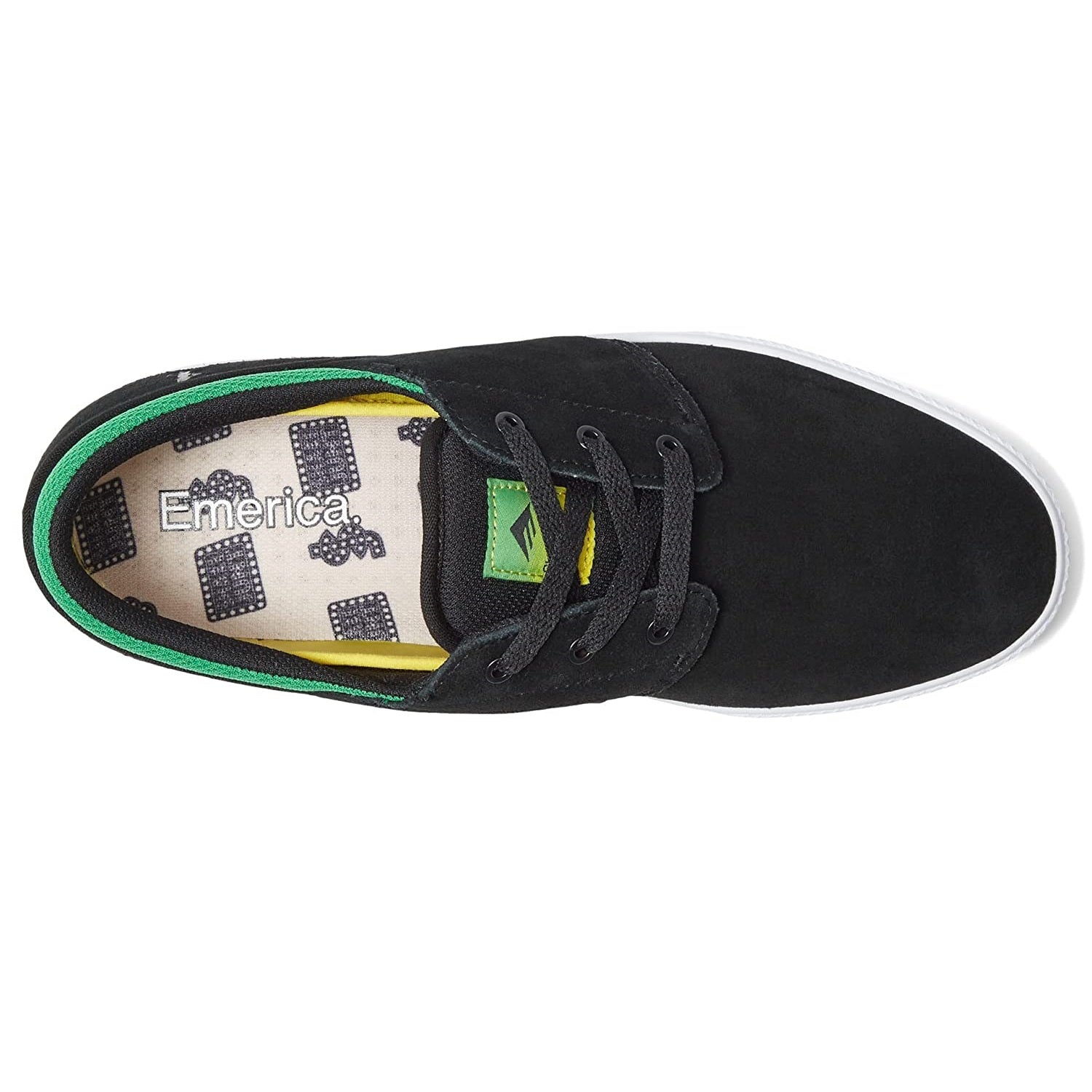 Emerica Shoes Figgy G6 X Shake Junt - Black - Bow Shock Marketplace