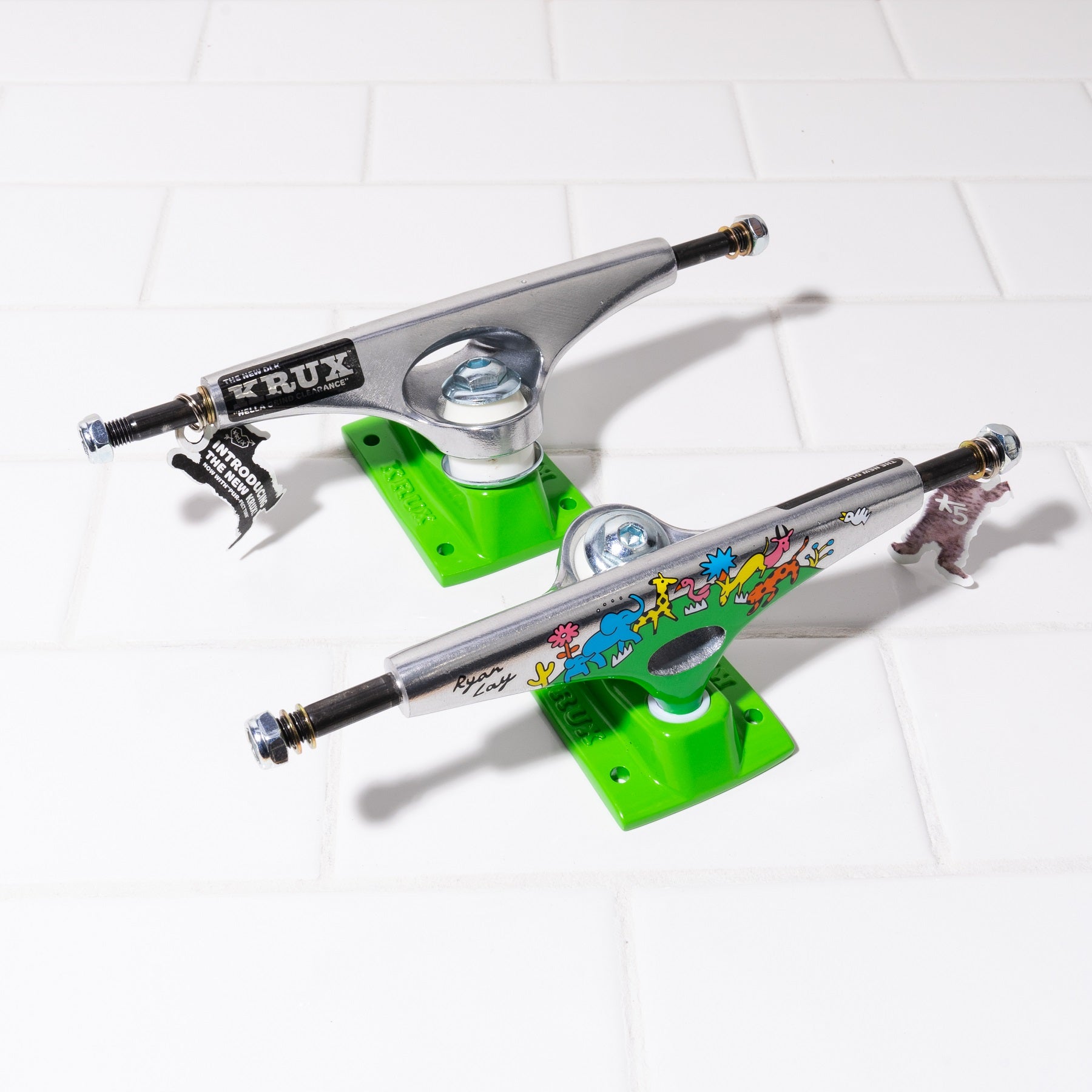Krux K5 Pro Ryan Lay Watering Hole Standard Skateboard Trucks - Bow Shock Marketplace