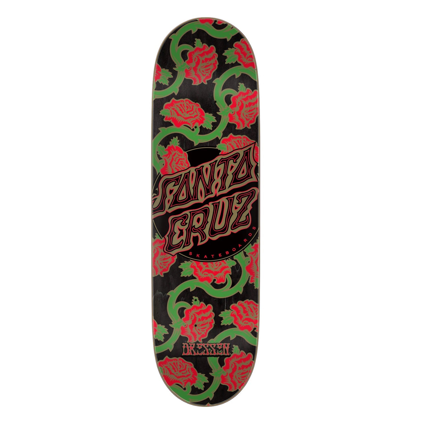 Santa Cruz Dressen Roses Dot VX Skateboard Deck - 8.80″ - Bow Shock Marketplace