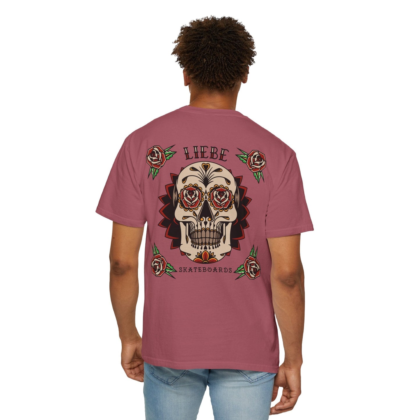 Liebe Calavera Rosa T-Shirt