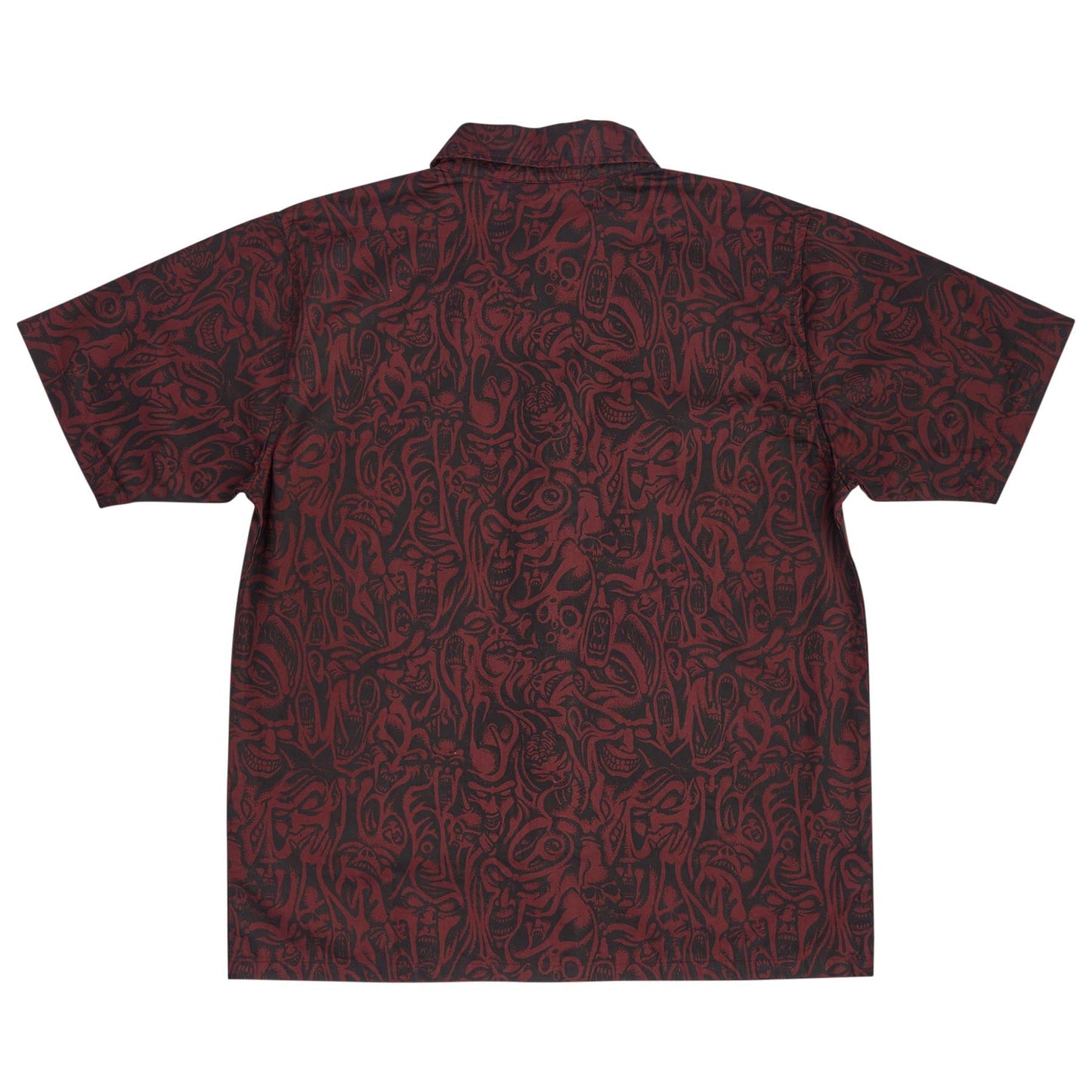 SANTA CRUZ TOM KNOX FACES BUTTON-UP WORK SHIRT - Bow Shock Marketplace
