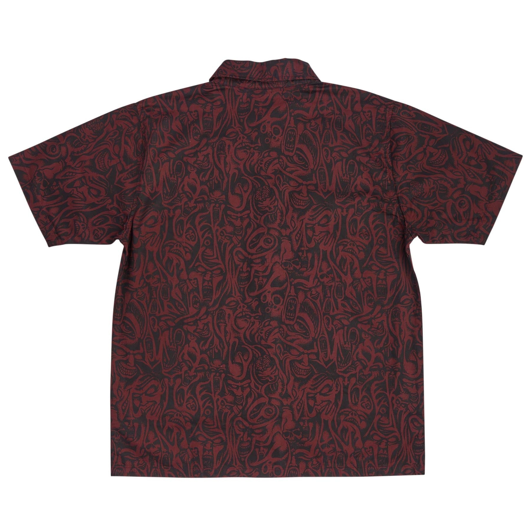 SANTA CRUZ TOM KNOX FACES BUTTON-UP WORK SHIRT - Bow Shock Marketplace