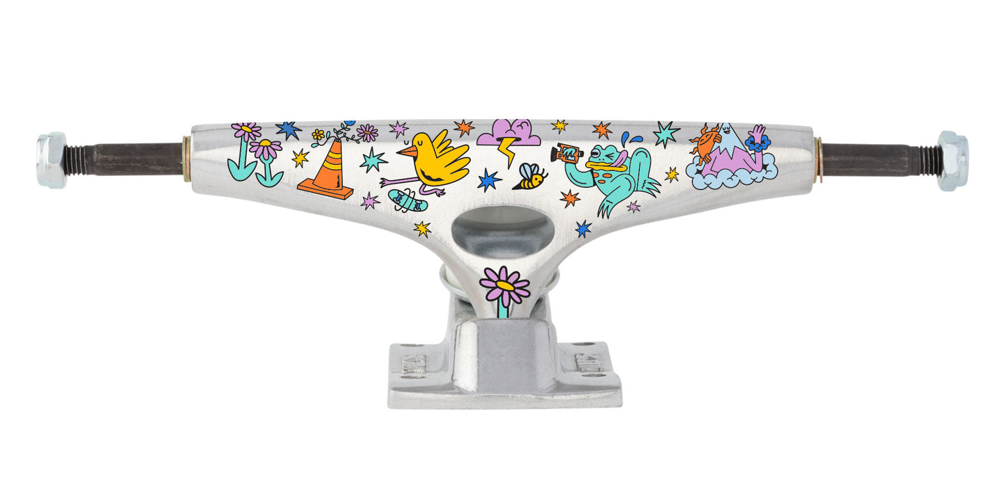 Krux x Skate Like A Girl K5 DLK Standard Skateboard Trucks - Bow Shock Marketplace