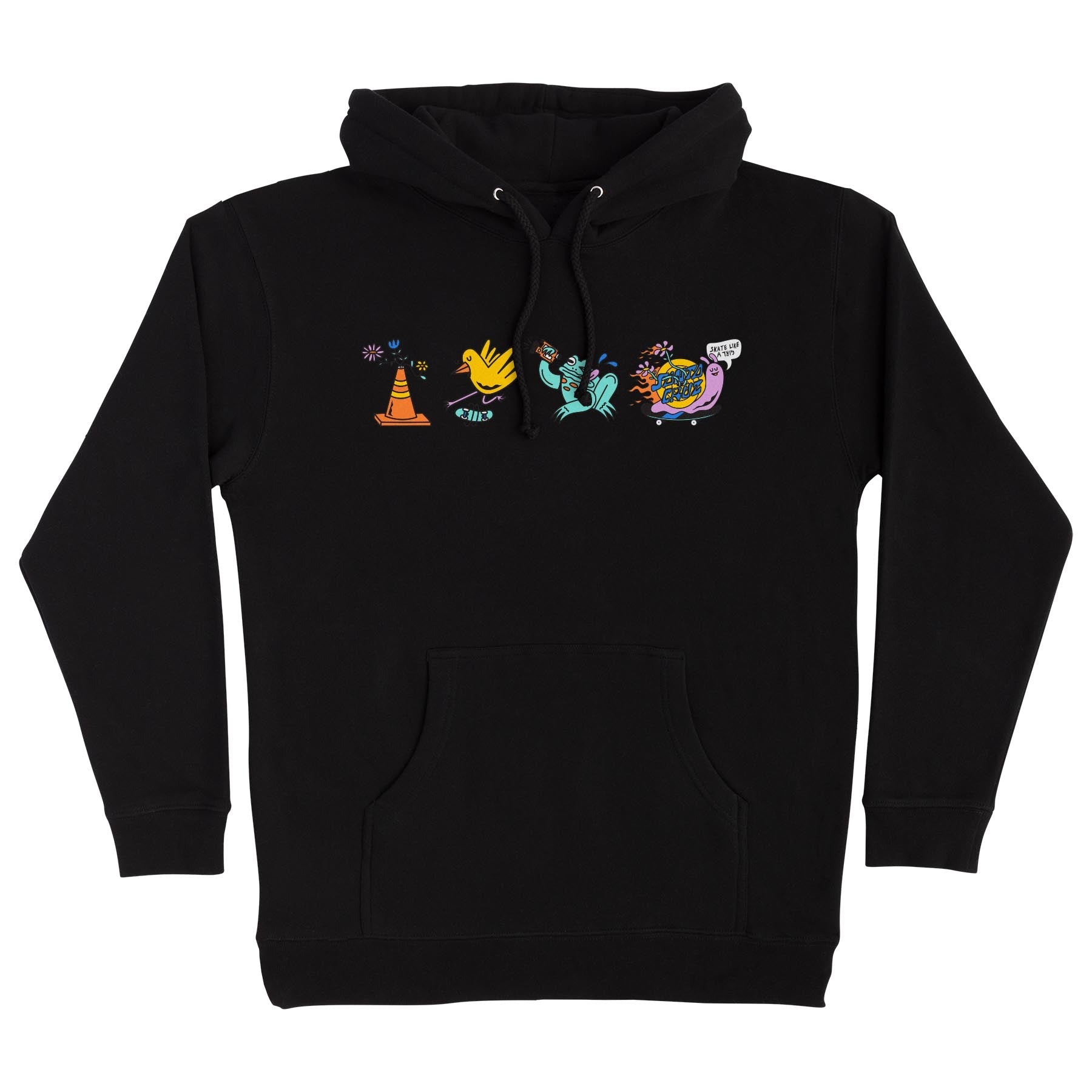 Santa Cruz x Skate Like A Girl Pullover Hooded Sweatshirt - Bow Shock Marketplace