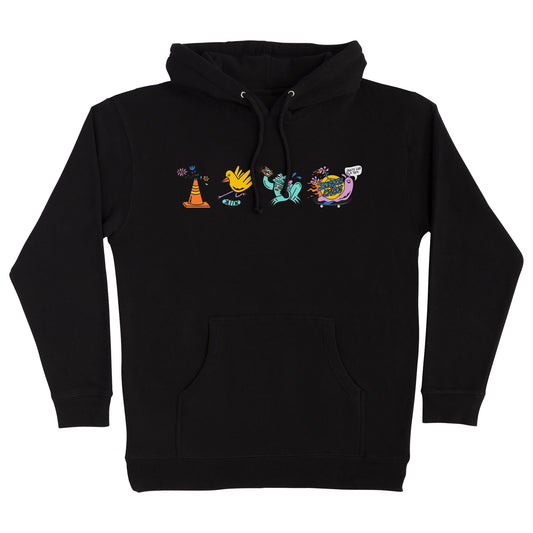 Santa Cruz x Skate Like A Girl Pullover Hooded Sweatshirt - Bow Shock Marketplace