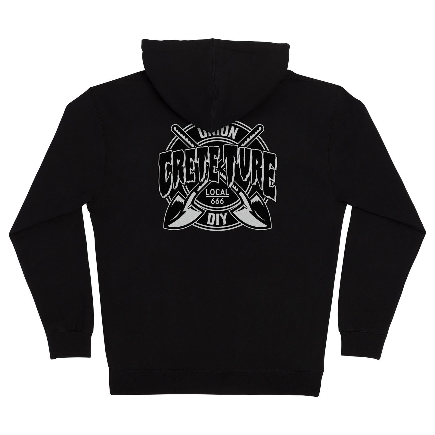 Creature Crete-Ture DIY Zip Heavyweight Hooded Sweatshirt - Bow Shock Marketplace