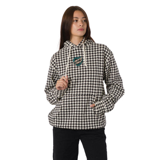 Santa Cruz Heart Wreath Mini P/O Womens Hooded Sweatshirt - Bow Shock Marketplace