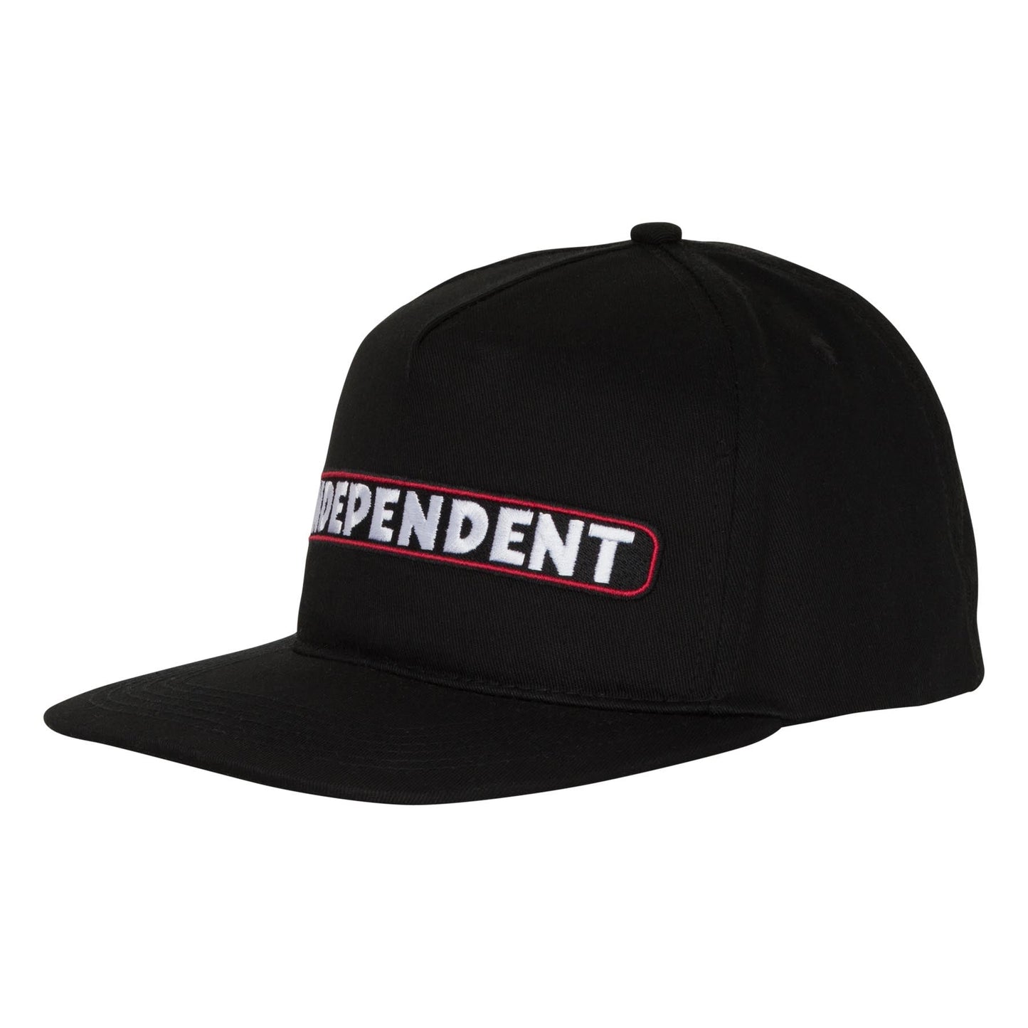 Independent Bar Logo Snapback Unstructured Hat
