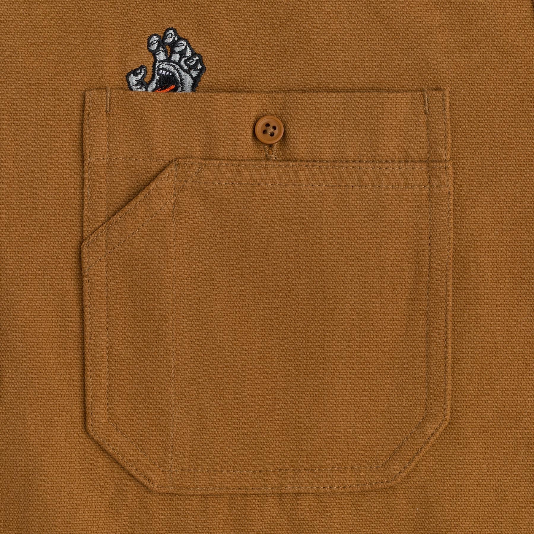 Santa Cruz Hand Utility L/S Button Up Work Top - Bow Shock Marketplace