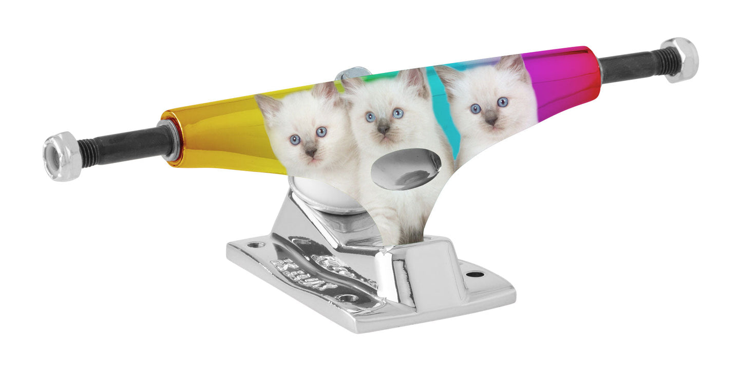 KRUX K5 KROME RAINBOW KITTIES STANDARD SKATEBOARD TRUCKS - Bow Shock Marketplace