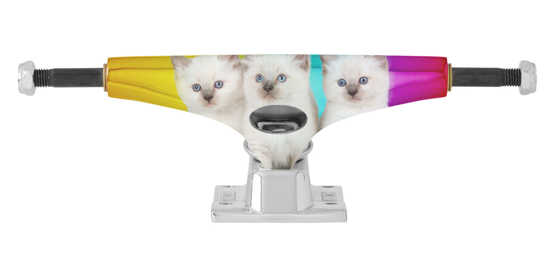 KRUX K5 KROME RAINBOW KITTIES STANDARD SKATEBOARD TRUCKS - Bow Shock Marketplace