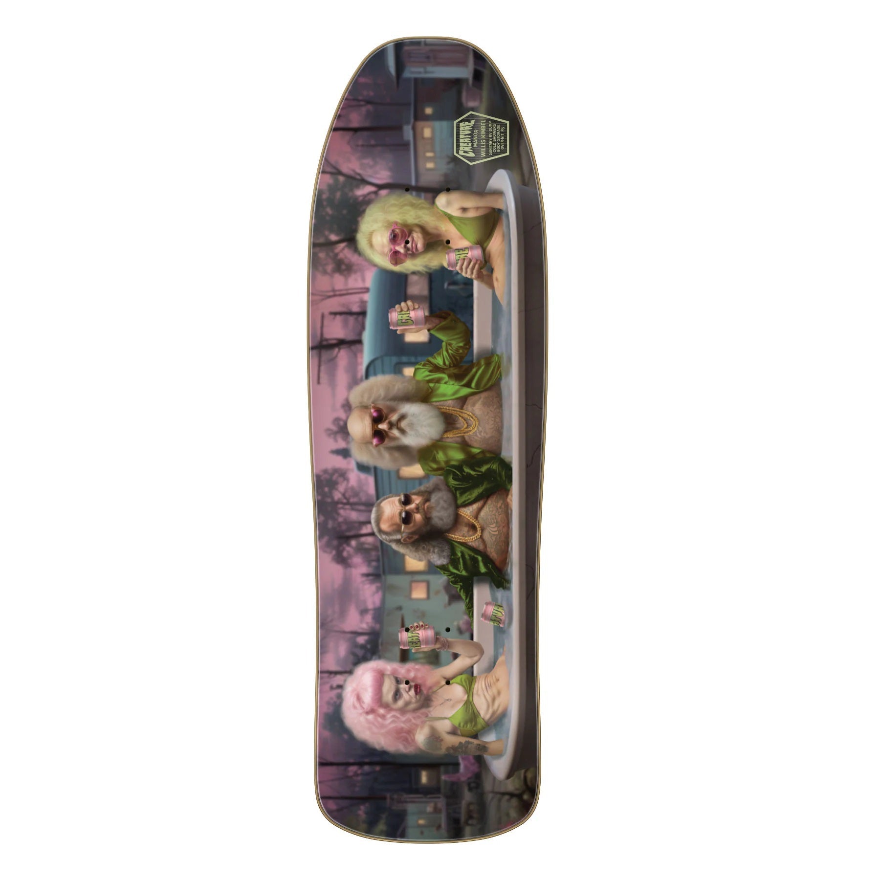 Creature Kimbel Manor VX Skateboard Deck - 9.35″ - Bow Shock Marketplace