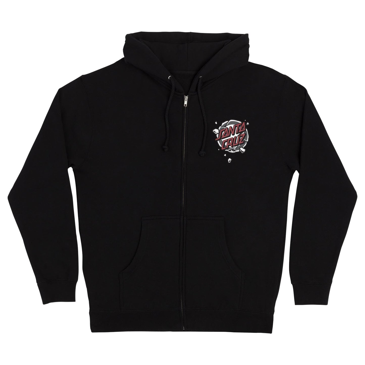 SANTA CRUZ ROSKOPP DESTRUCT DOT ZIP-UP SWEATSHIRT - Bow Shock Marketplace