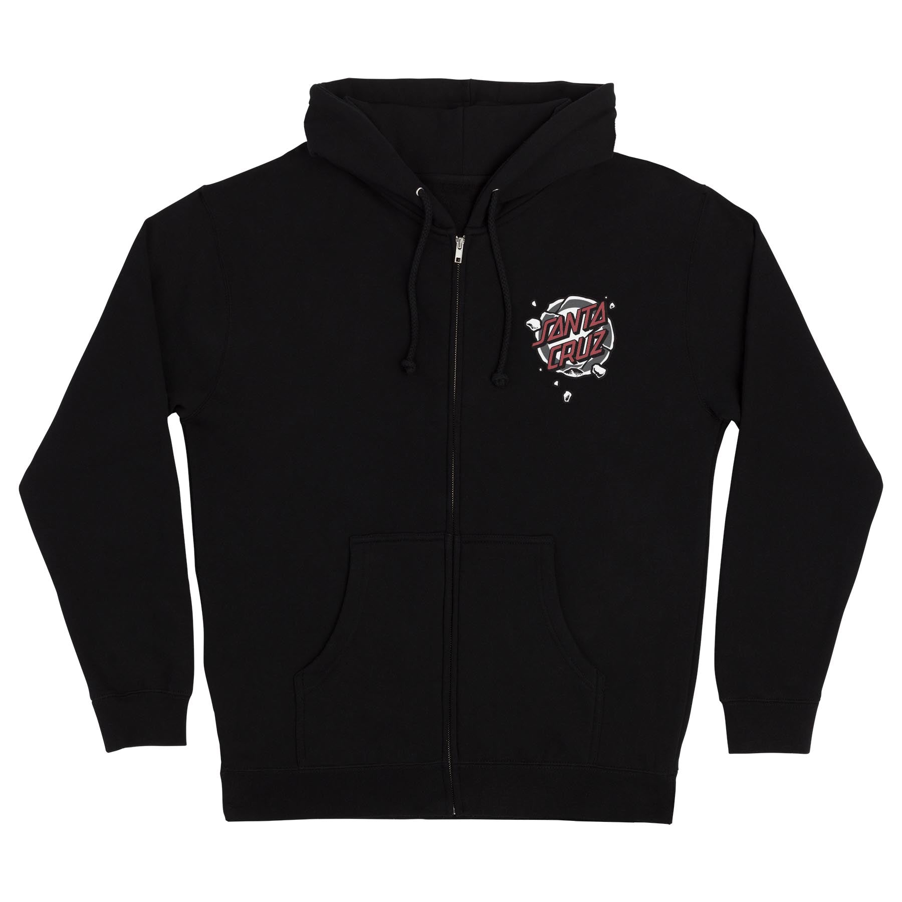 SANTA CRUZ ROSKOPP DESTRUCT DOT ZIP-UP SWEATSHIRT - Bow Shock Marketplace