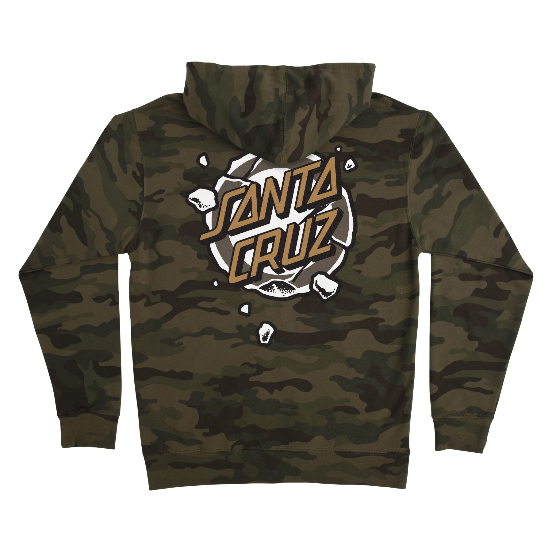 SANTA CRUZ ROSKOPP DESTRUCT DOT ZIP-UP SWEATSHIRT - Bow Shock Marketplace