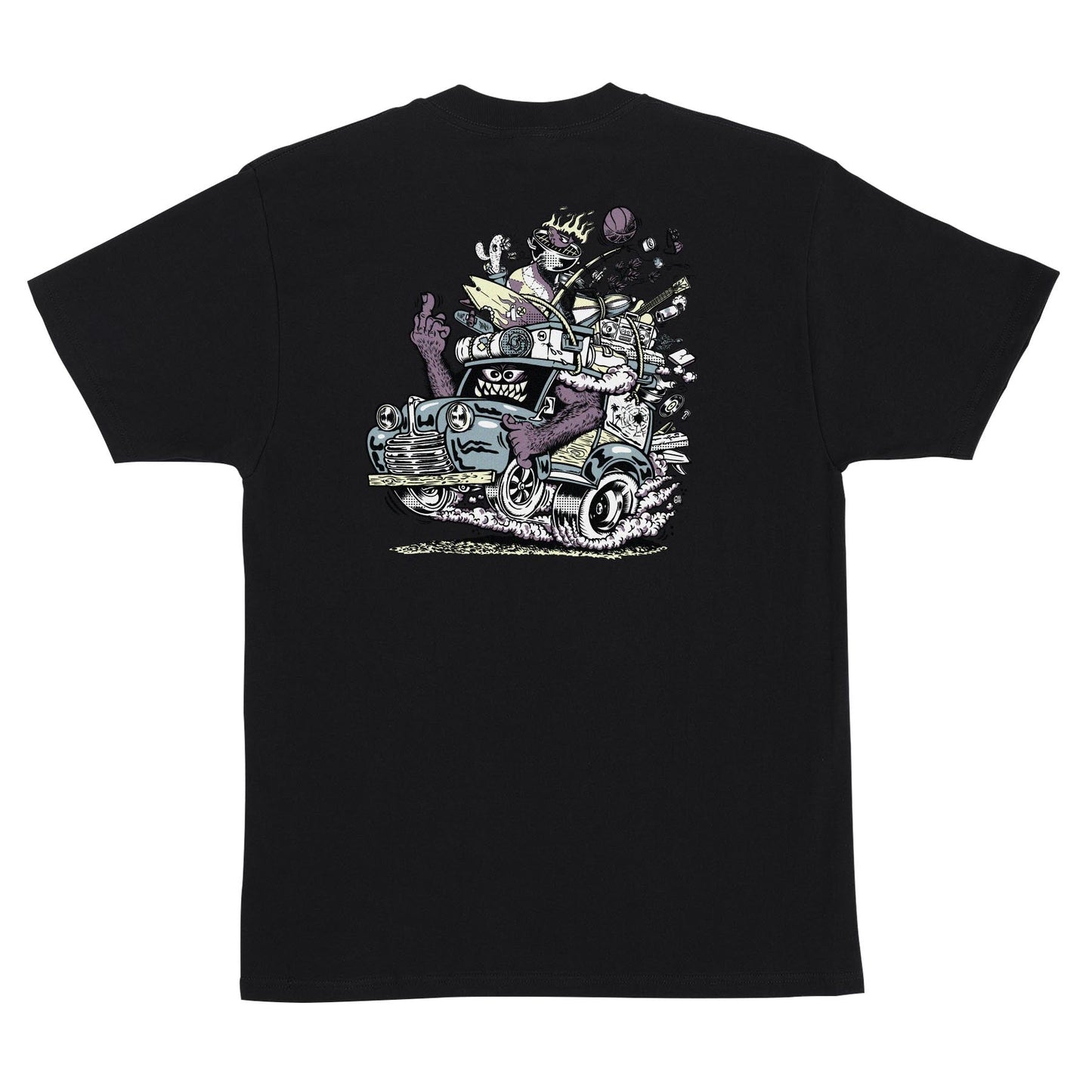 Santa Cruz Johnson Beast Wagon Stripes T-Shirt - Bow Shock Marketplace
