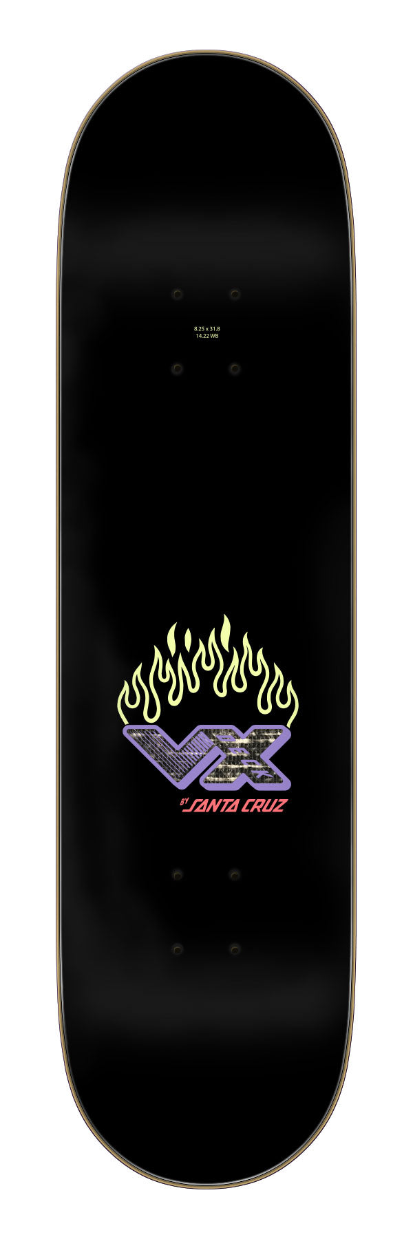 Santa Cruz McCoy Space Chick VX 8.25" Skateboard Deck