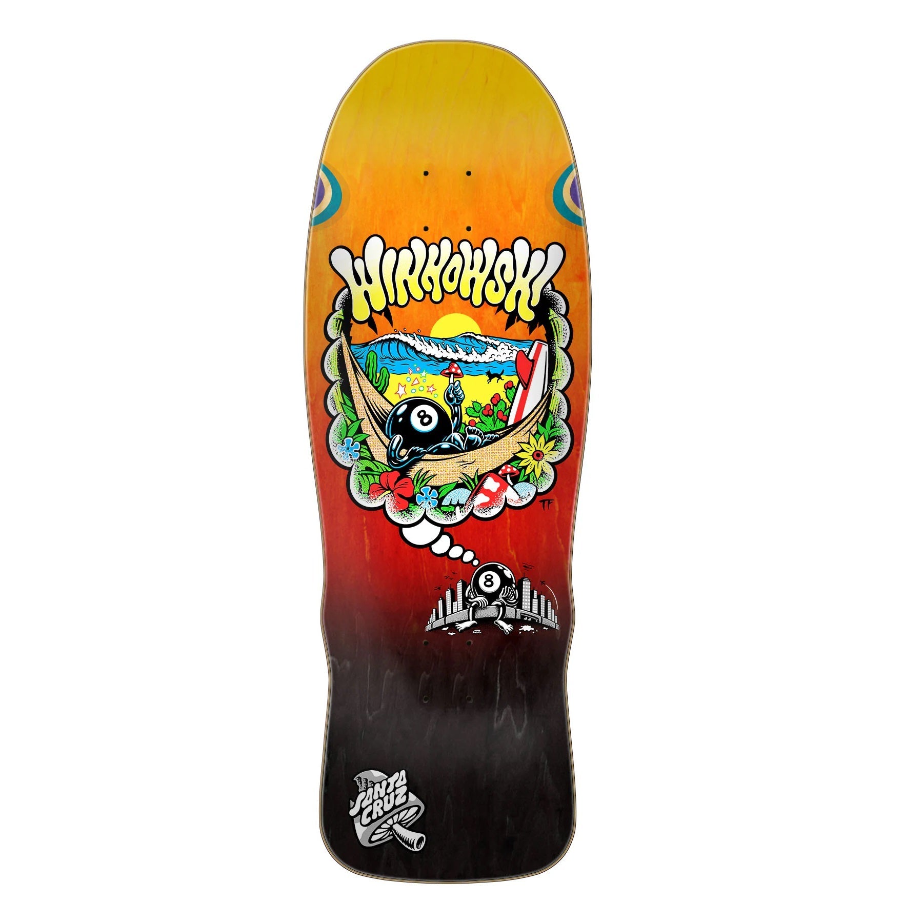 Santa Cruz Winkowski 8Ballr Day Dream Skateboard Deck - 10.35″ - Bow Shock Marketplace