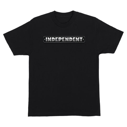 Independent Chrome Bar Heavyweight T-Shirt Black