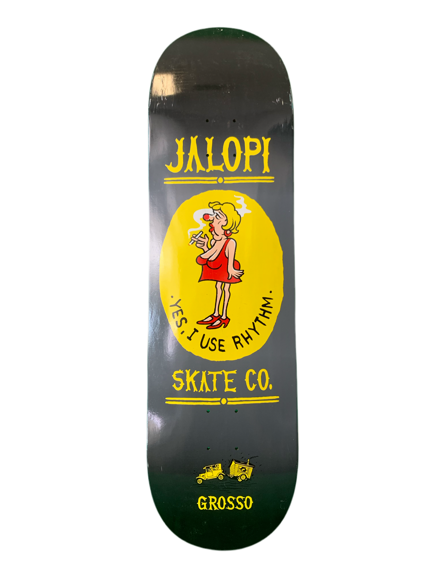 Anti Hero Jalopi Jeff Grosso Yes, I Use Rhythm 8.8" Classic Skateboard Deck