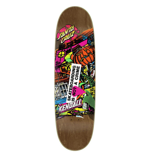 Santa Cruz Kendall Street Art Collage Egg VX Skateboard Deck - 9.0″ - Bow Shock Marketplace