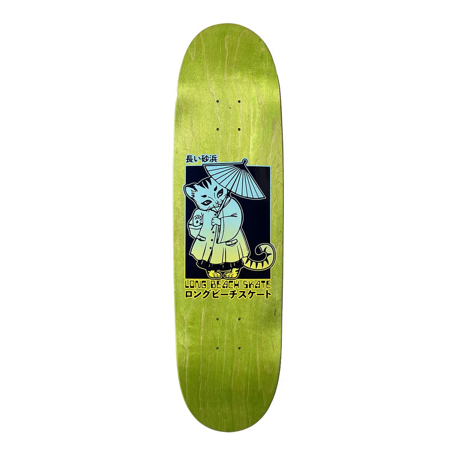 Long Beach Skate Co. Lucky Cat Assorted Stain Skateboard Deck