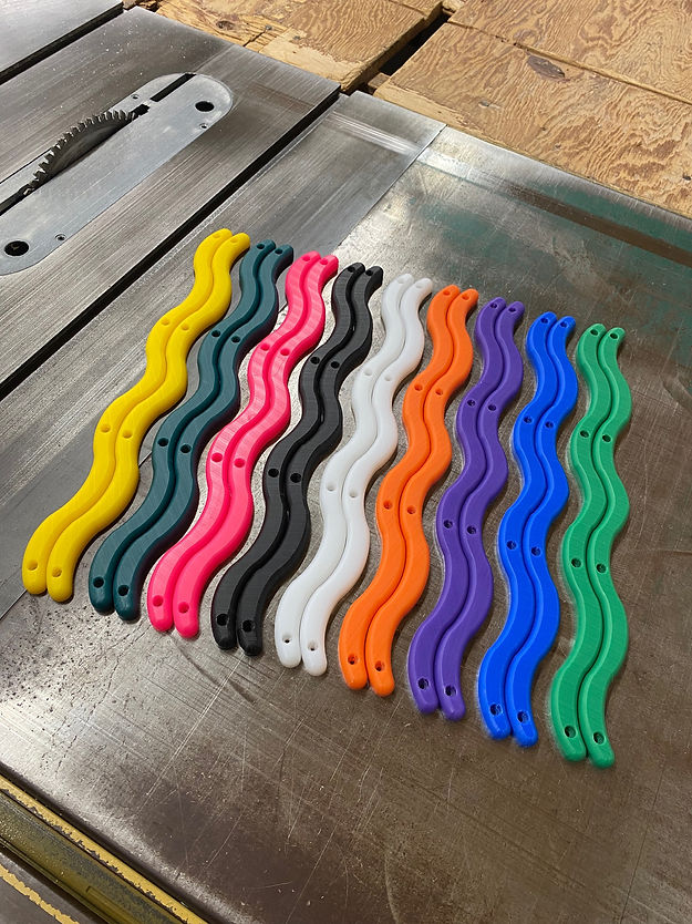 LIL JAWNS "SLIM WORMS" SKATEBOARD RAILS - Bow Shock Marketplace