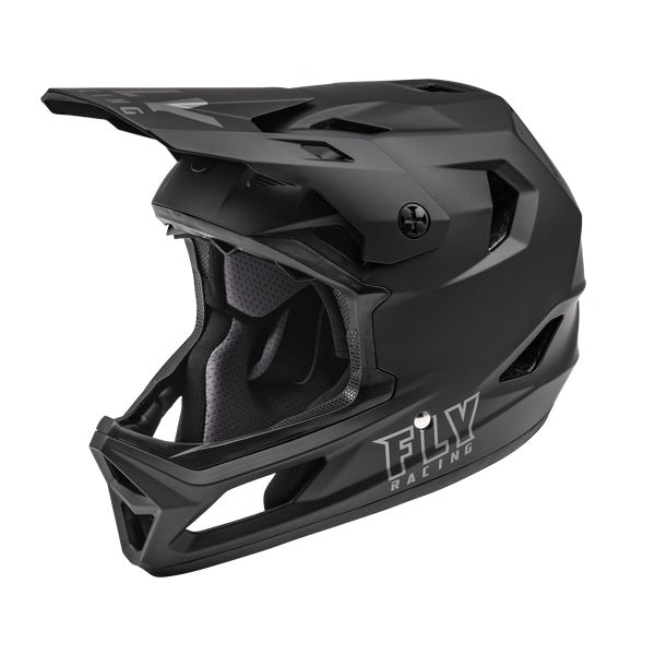Fly Racing Youth Rayce Full Face Helmet - Matte Black - Bow Shock Marketplace